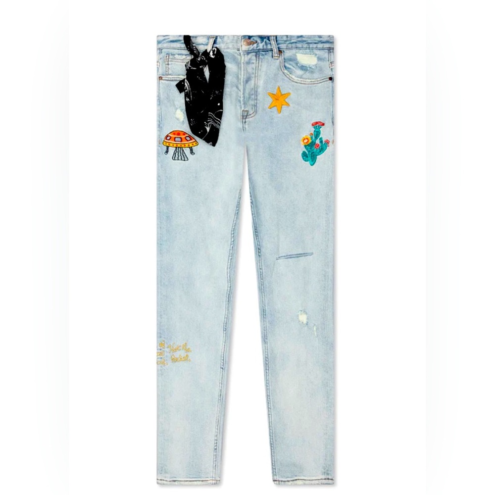 BILLIONAIRE BOYS CLUB BB DUNGAREES JEAN (INFINITY) 811-1101 size 34 New With Tag